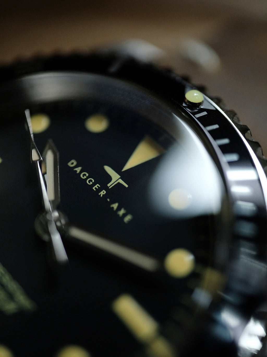 DAGGER A.X.E. MK1 watch caseback with NH35 automatic movement engraving