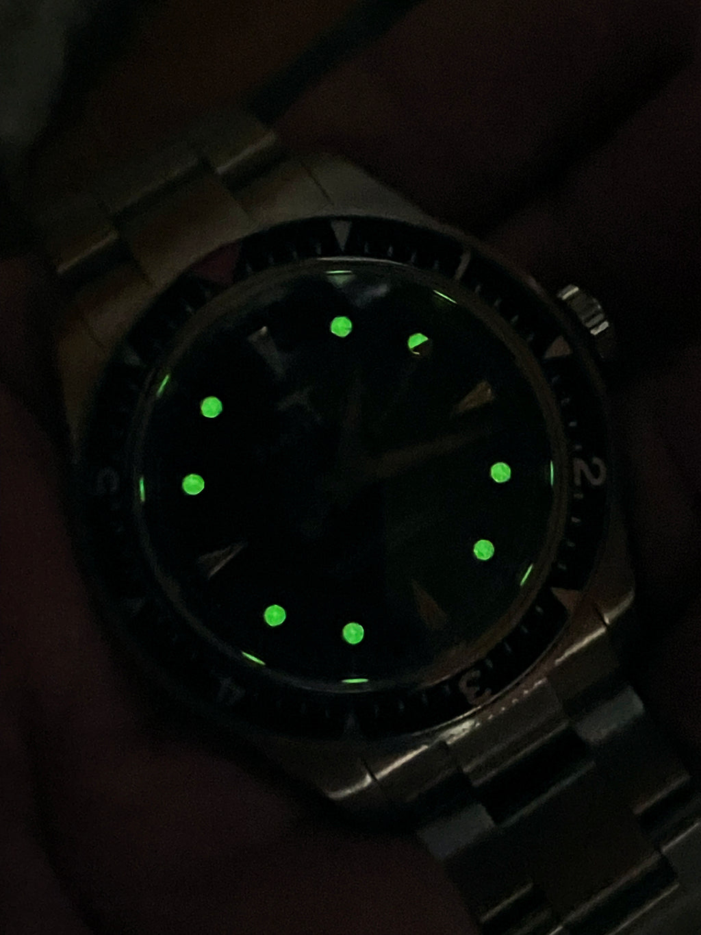 Obsidian automatic dive watch JIKE brand product photography