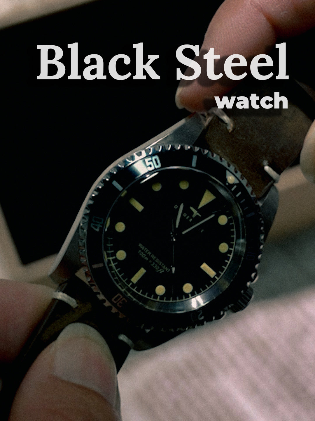 DAGGER A.X.E. MK1 Vintage Dive Watch – NH35 automatic movement in action, 39.5mm case, sapphire crystal, 100m water resistant